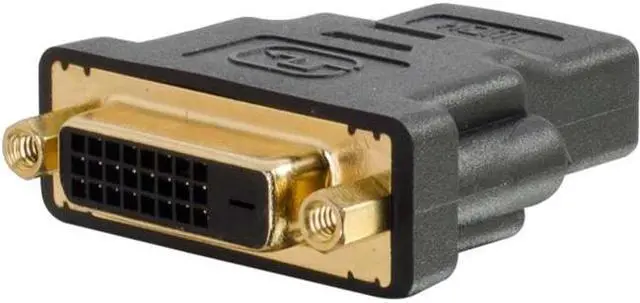 Alt view image 5 of 5 - C2G 18402 C2G HDMI Female to DVI-D Female Adapter - 1 x HDMI Female Digital Audio/Video - 1 x DVI-D (Dual-Link) Female Digital Video - Black