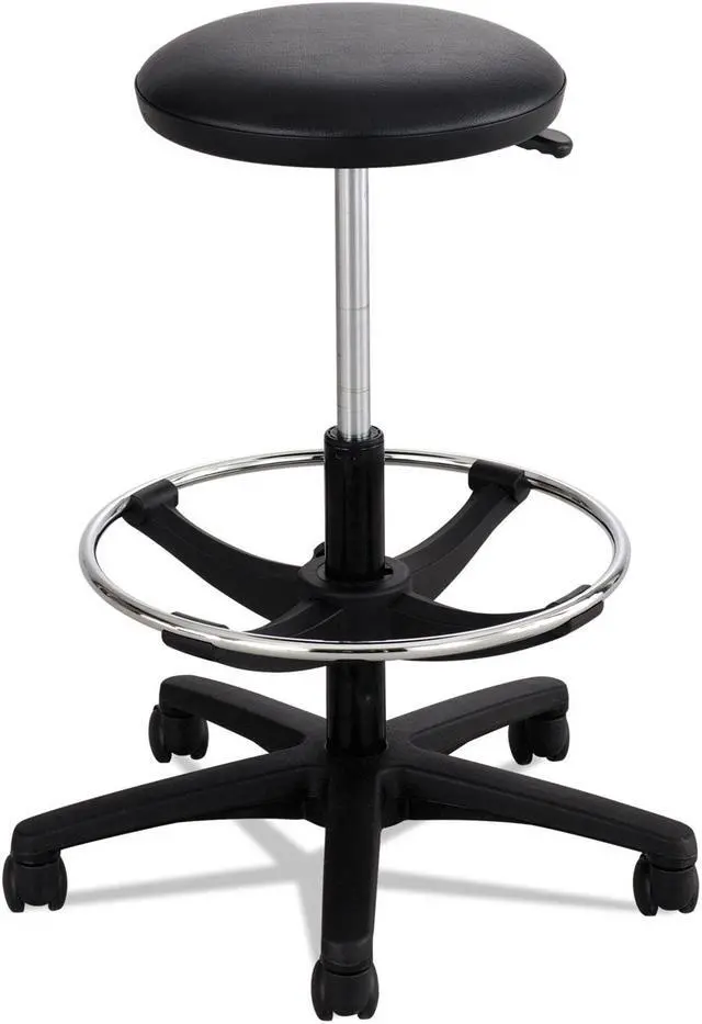 Alt view image 4 of 6 - Extended-Height Lab Stool, Black