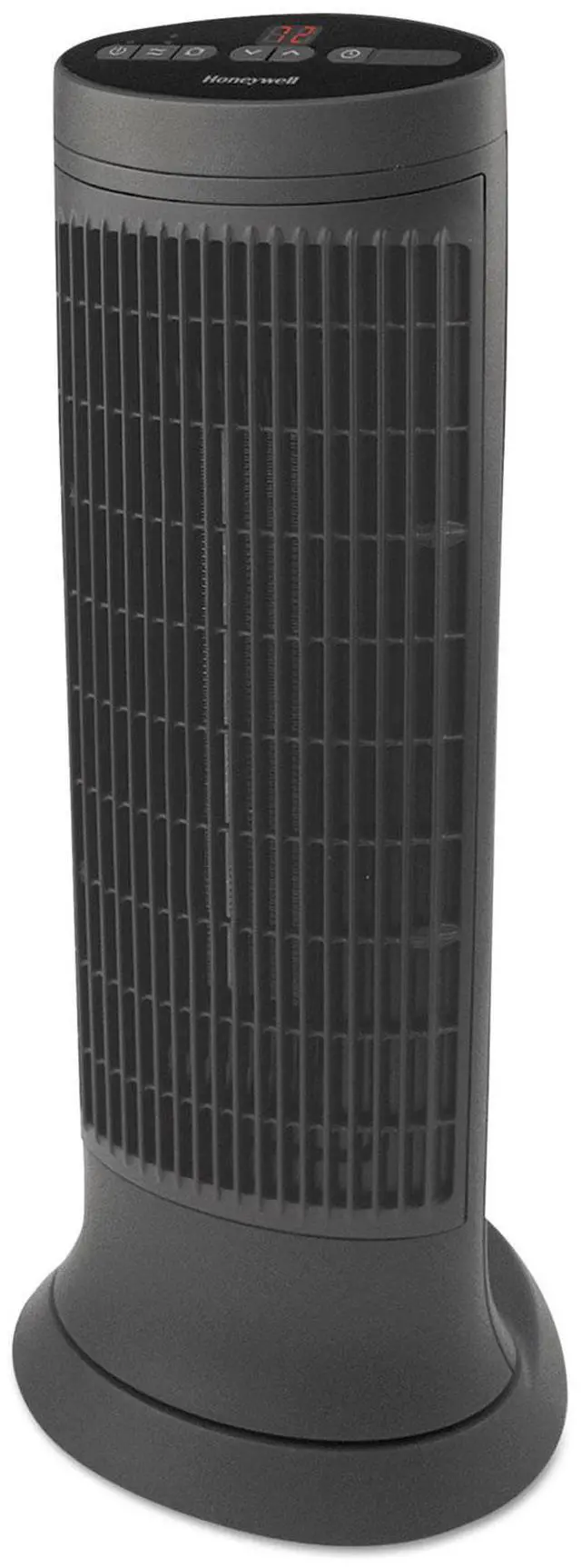 Alt view image 4 of 6 - Digital Tower Heater, 750 - 1500 W, 10 1/8" X 8" X 23 1/4", Black
