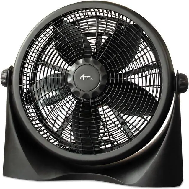 Alt view image 8 of 8 - Alera 16" Super-Circulation 3-Speed Tilt Fan Plastic Black FAN163