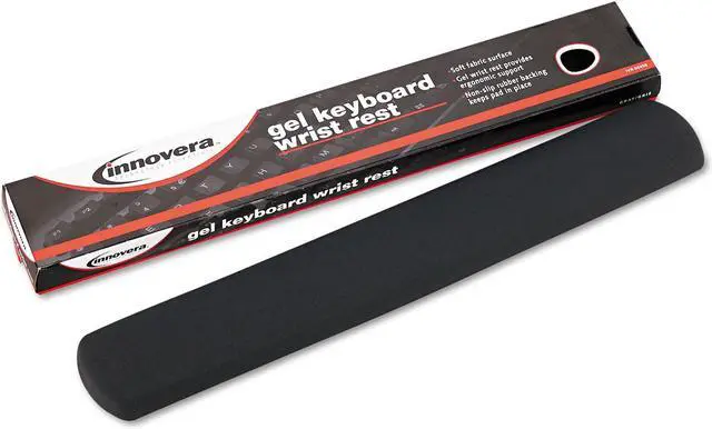 Alt view image 7 of 15 - Innovera IVR50459 Gel Nonskid Keyboard Wrist Rest