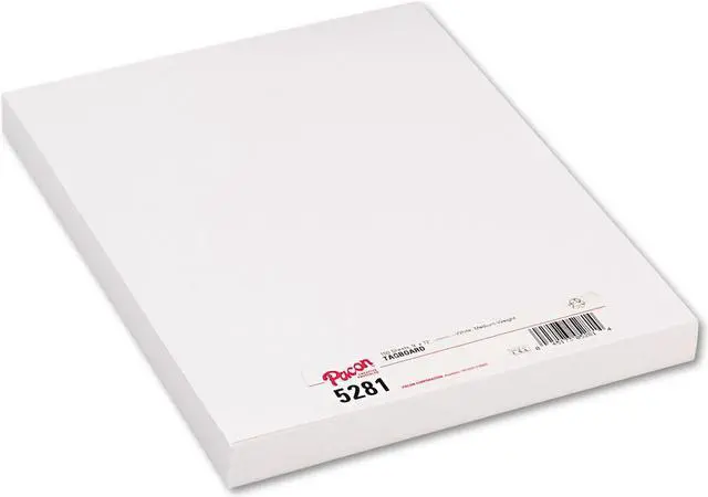 Main image of Pacon 5281 Medium Weight Tagboard  12 x 9  White  100 per Pack