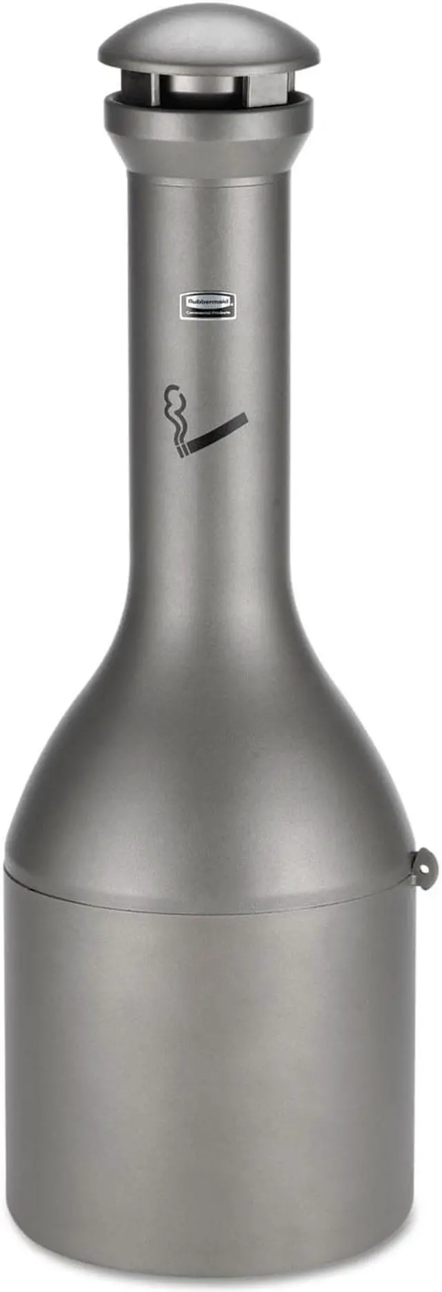 Alt view image 3 of 11 - Rubbermaid Commercial Products RCP 9W33 APE Infinity Tradi Smoking Receptacle - Antique Pewter