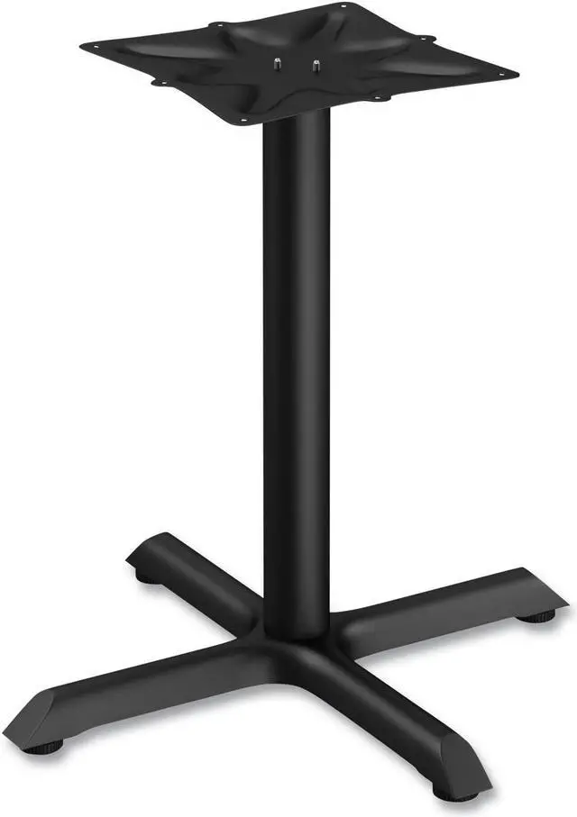 Alt view image 8 of 20 - Alera Hospitality Series Single-Column Bases, 28 1/2"h, 300lb Cap, Steel, Black