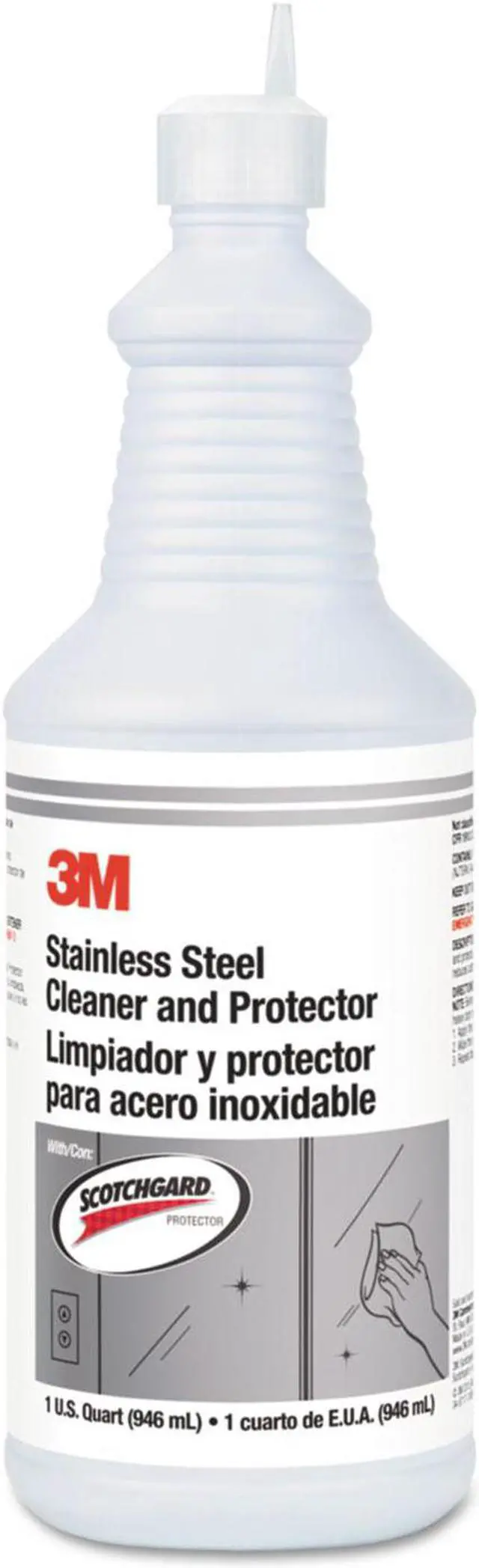 Alt view image 3 of 6 - Cleaner,Stainless Steel,32 oz.,PK6 3M 85901