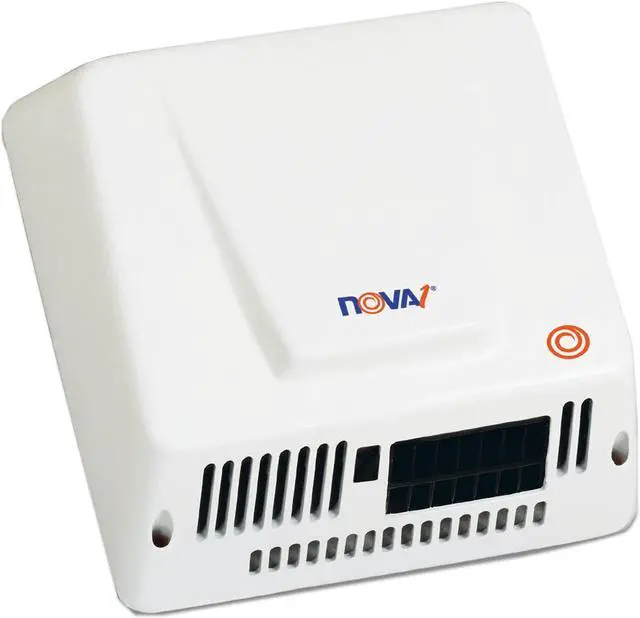 Alt view image 11 of 14 - World Dryer 083000000 NOVA 1 - Universal Voltage, White, Economical & ADA Hand Dryers