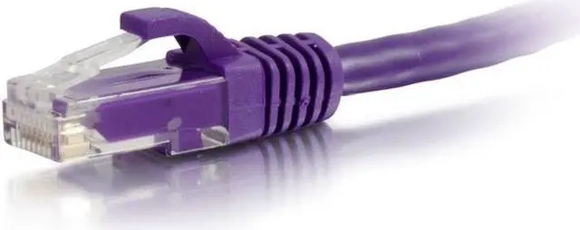 Alt view image 4 of 4 - C2G 50818 2 ft. Cat6a Snagless Unshielded (UTP) Ethernet Network Patch Cable - Purple