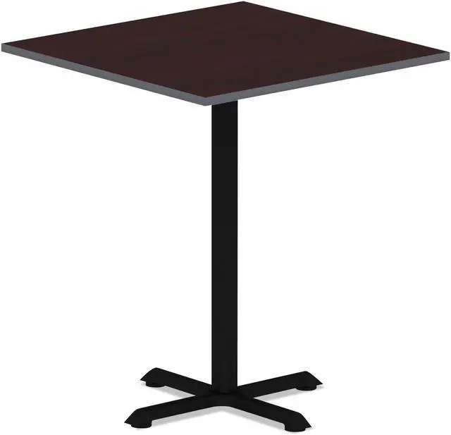 Alt view image 14 of 14 - Reversible Laminate Table Top, Square, 35 1/2 x 35 1/2, Medium Cherry/Mahogany