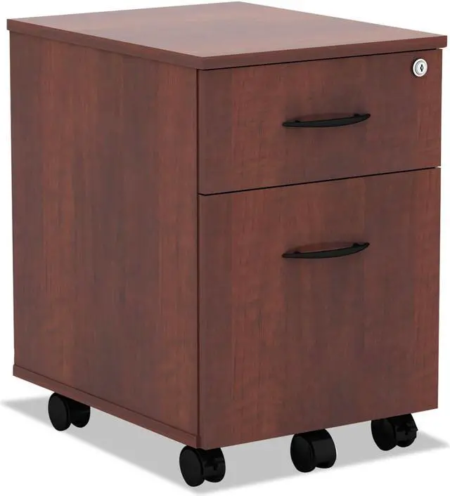 Alt view image 14 of 14 - Alera - VABFMC - Alera Valencia Series Mobile B/F Pedestal, 14 7/8 x 19 1/8 x 22 7/8, Med. Cherry