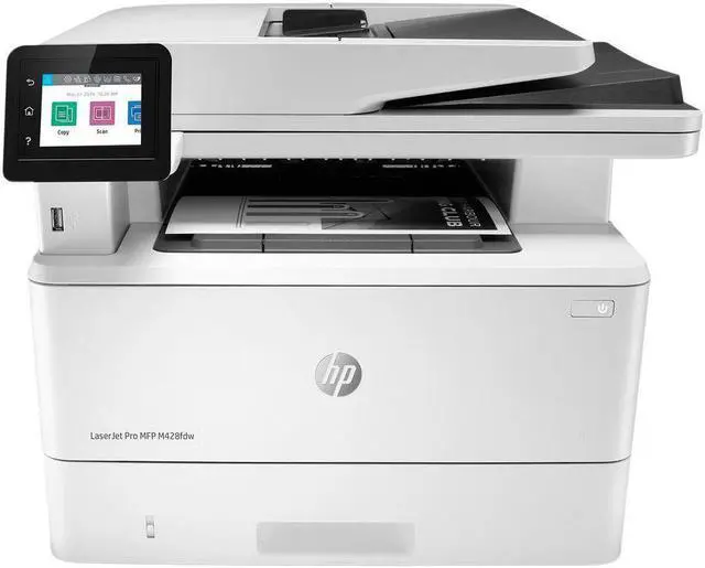 Alt view image 8 of 15 - HP LaserJet Pro Multifunction M428fdw Wireless Laser Printer, 40ppm, Print, Scan, Copy, Fax (W1A30A) , White