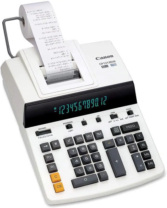 Alt view image 15 of 15 - Canon Calculator,Cp1213diii,Wh 9933B001