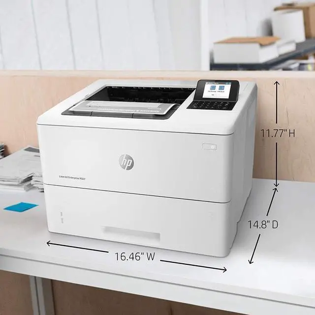 Alt view image 3 of 9 - HP LaserJet M507N 45 PPM 1200 DPI Printer 1PV86A