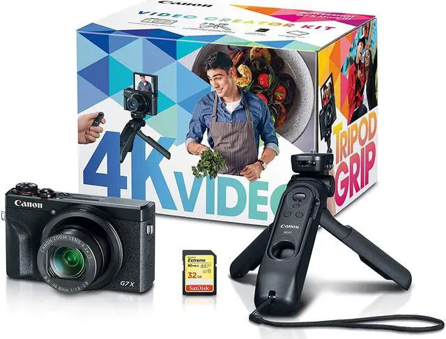 Alt view image 11 of 15 - Canon PowerShot G7 X Mark III Digital Camera Video Creator Kit