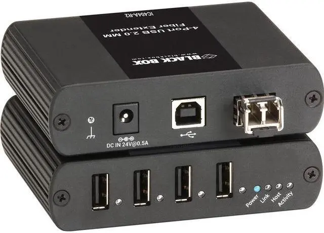Main image of Black Box Network Services Usb 2.0 Extender 4 Port Mm