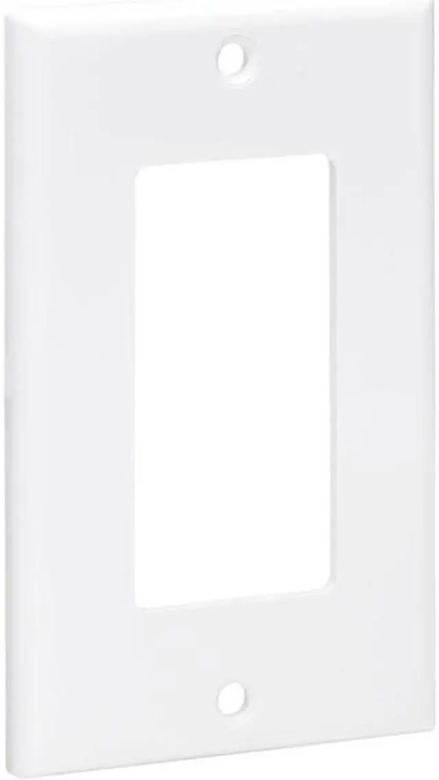 Alt view image 3 of 13 - Tripp Lite Single-Gang Faceplate Decora Style Vertical White N042D100WH