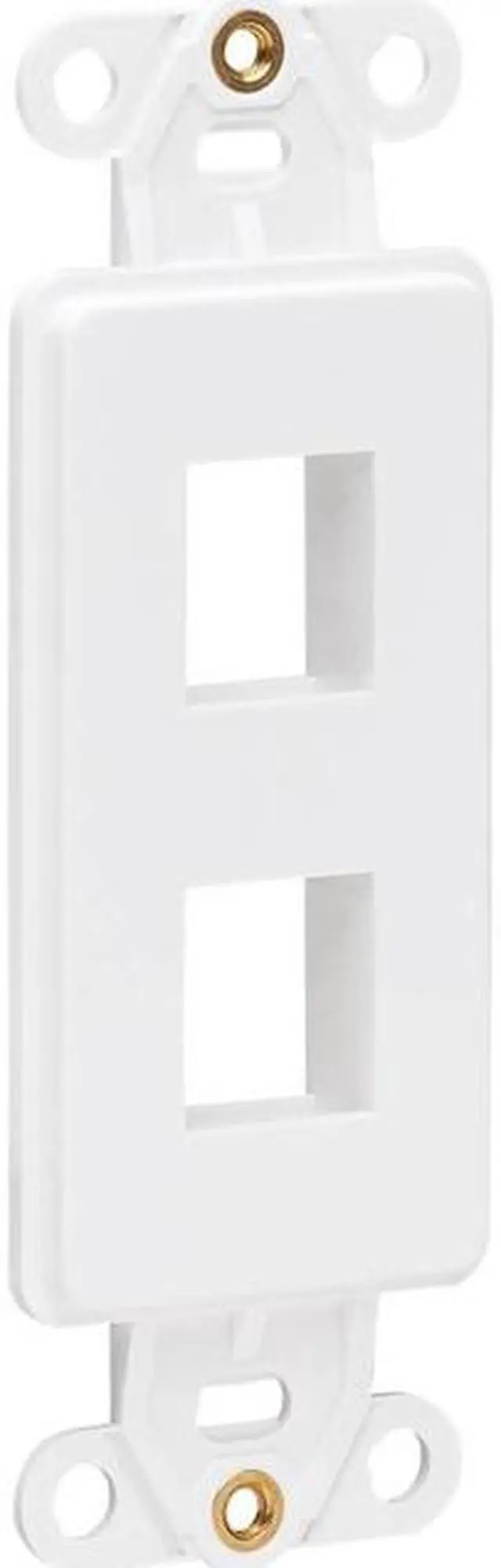 Main image of Tripp Lite Center Plate Insert Decora Style - Vertical 2 Ports
