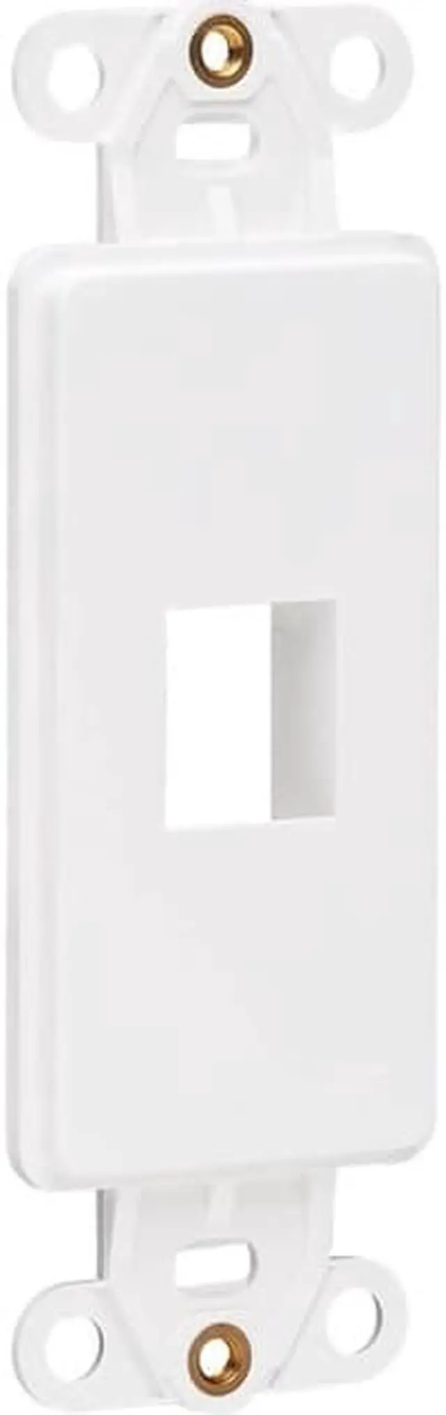 Alt view image 6 of 12 - Tripp Lite Center Plate Insert Decora Style - Vertical 1 Port