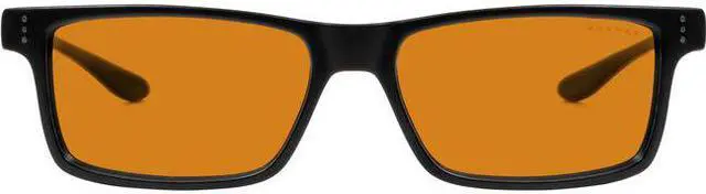 Alt view image 7 of 9 - Gunnar Vertex, Precision Gaming Eyewear with Gunnar Focus, Onyx Frames, Amber Max Lens for late night gaming and improved sleep, 98% Blue Light and 100% UV Protection, VER-00112