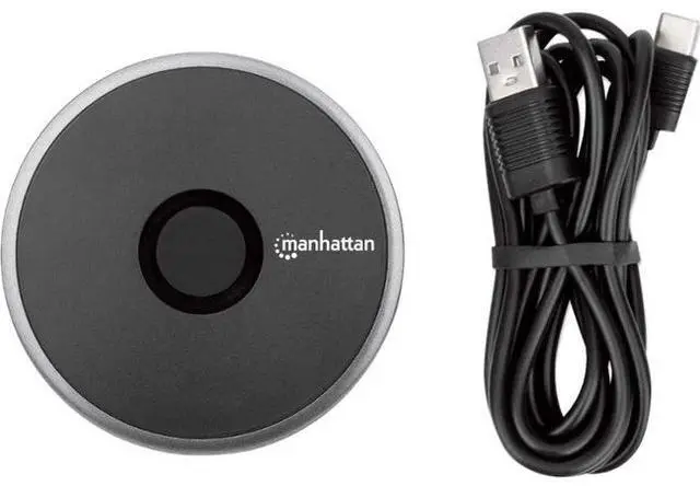 Alt view image 6 of 9 - Manhattan Fast-Wireless Charging Pad - 10 W