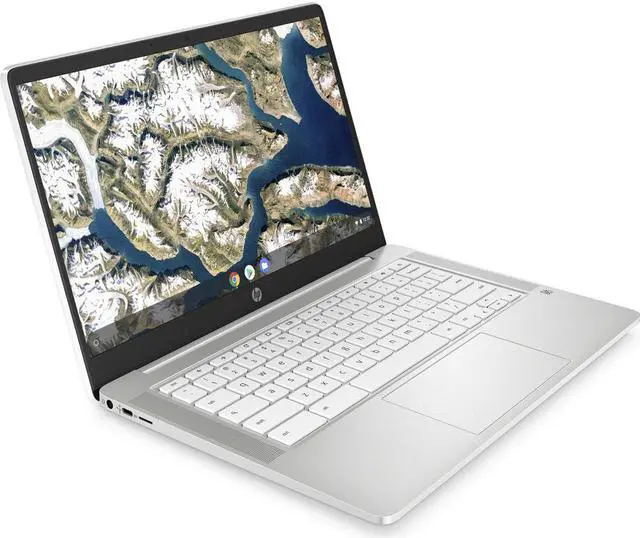 Alt view image 3 of 20 - HP Chromebook 14a-na0020nr 14" Laptop 4GB 32GB eMMC Chrome OS 9PG29UA