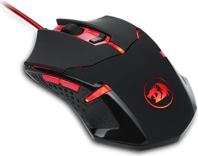 Alt view image 6 of 8 - Redragon M601 CENTROPHORus-2000 DPI Gaming Mouse for PC, 6 Buttons, Weight Tuning Set, Omron Micro Switches