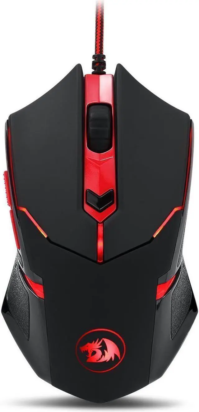 Alt view image 5 of 8 - Redragon M601 CENTROPHORus-2000 DPI Gaming Mouse for PC, 6 Buttons, Weight Tuning Set, Omron Micro Switches