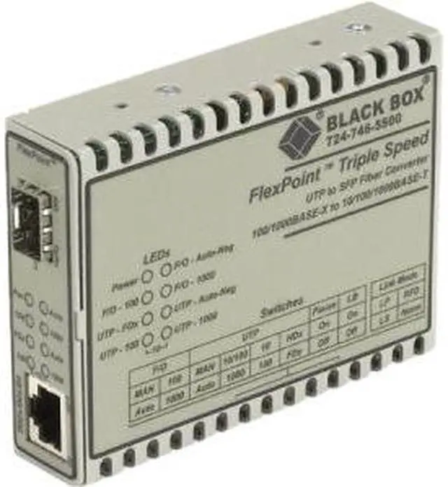 Main image of Black Box FlexPoint LMC1017A-SFP Transceiver/Media Converter