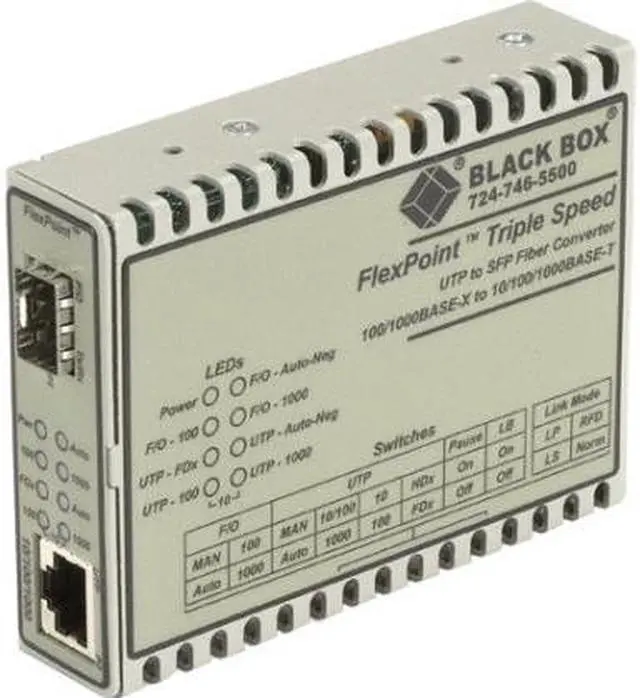 Main image of Black Box FlexPoint LMC1017A-MMSC Transceiver/Media Converter