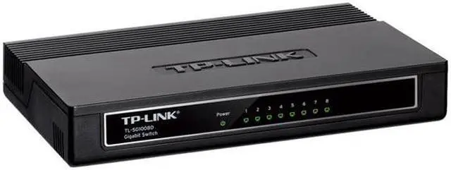 Alt view image 2 of 14 - TP Link DW2695 8-Port Gigabit Desktop Switch