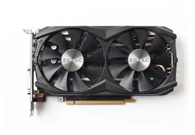 Alt view image 2 of 5 - NEW! ZOTAC NVIDIA GeForce GTX 960 AMP! Edition 2GB GDDR5 DVI/HDMI/3DisplayPort PCI-Express  Core Clock 1266 MHz  1024 CUDA Cores  Video Card