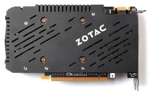 Alt view image 4 of 5 - NEW! ZOTAC NVIDIA GeForce GTX 960 AMP! Edition 2GB GDDR5 DVI/HDMI/3DisplayPort PCI-Express  Core Clock 1266 MHz  1024 CUDA Cores  Video Card