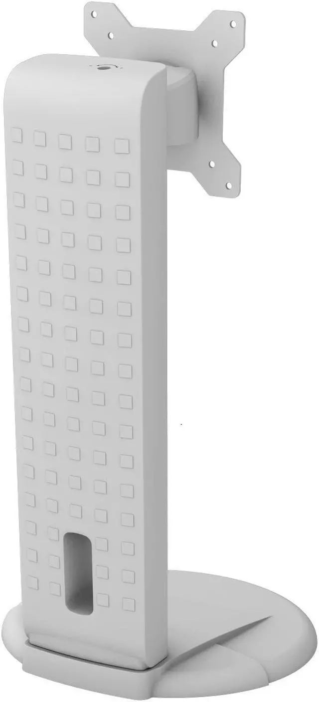 Alt view image 2 of 13 - Amer Height Adjustable Monitor Stand. Supports 24" monitors weighing up to 17.5 lbs.