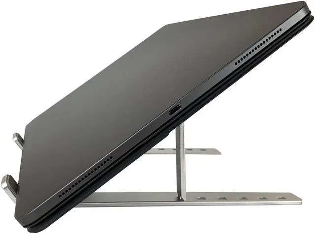Alt view image 4 of 11 - Amer Networks Foldable NB Laptop Tablet Stand For Laptop Size Tablets Phones