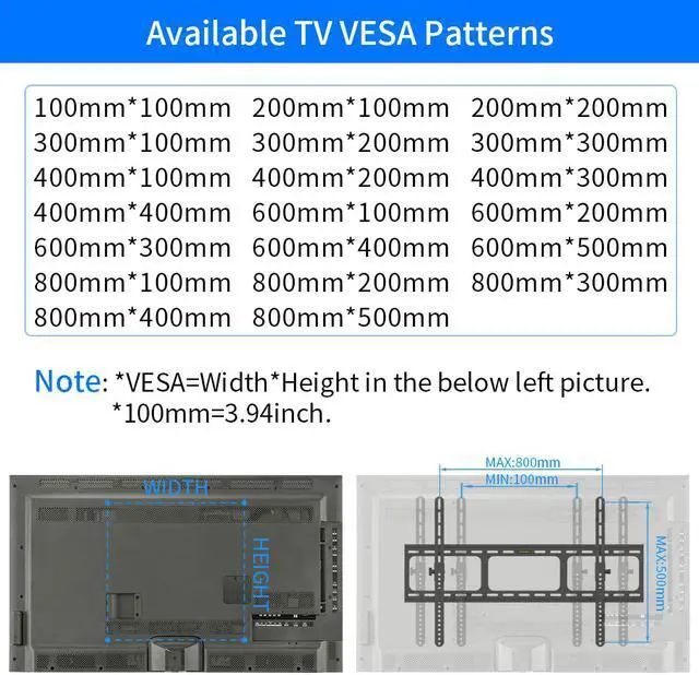 Alt view image 7 of 16 - Heavy Duty Low Profile Tilting Flat Panel Wall Mount, Max Panel Weight 60kg Designed for Most of 40-100 inch LED, LCD, OLED Flat Panels, Supports up to VESA 800x500mm BIGASSMOUNT60T Amer Mounts