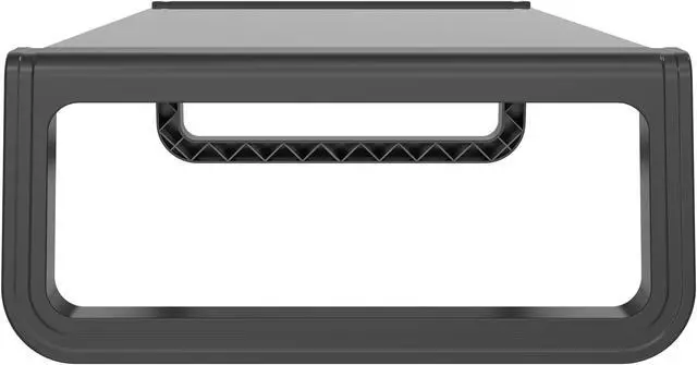 Alt view image 3 of 12 - Amer Mounts Monitor Riser Shelf with Keyboard Storage Space (Black) Weight Support 11lbs | AMRSR100TB