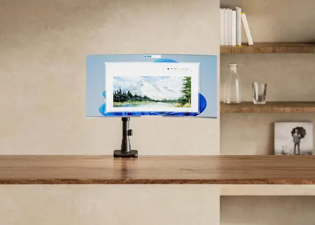 Alt view image 4 of 7 - Amer Mounts HYDRA Elite Single Monitor Arm Designed for 49" Display Max 20kg - Clamp and Grommet Base Installation Included - 10 Year Warranty - HYDRA1HDGB