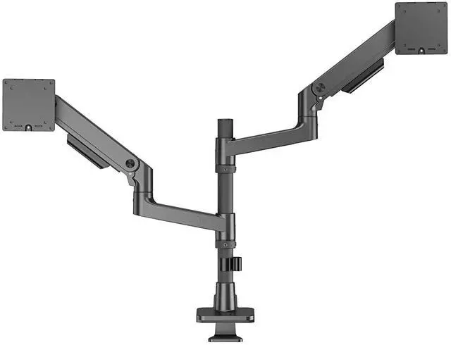 Alt view image 5 of 7 - Amer Mounts HYDRA Elite Dual Monitor Arm Designed for 49" Display Max 20kg per Screen - Clamp and Grommet Base Installation Included - 10 Year Warranty - HYDRA2HDGB