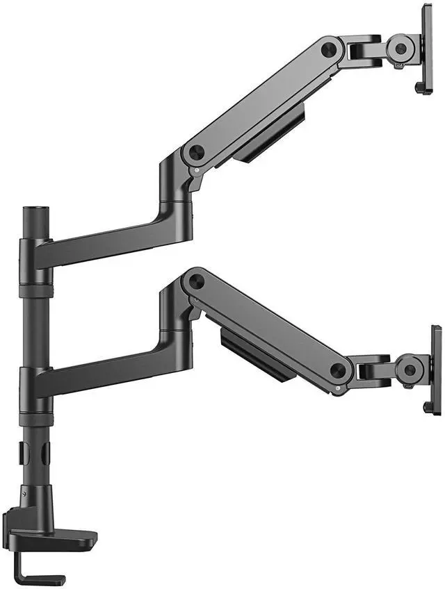 Alt view image 4 of 7 - Amer Mounts HYDRA Elite Dual Monitor Arm Designed for 49" Display Max 20kg per Screen - Clamp and Grommet Base Installation Included - 10 Year Warranty - HYDRA2HDGB