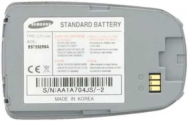 Main image of Samsung X507 SGH-X507 X506 Replacement BST5528SAB/STD 850 mAh Lithium Battery
