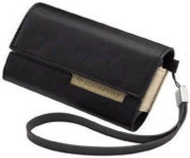 Main image of Blackberry Horizontal Pouch Case in Black with Tan Accent for Blackberry Curv...