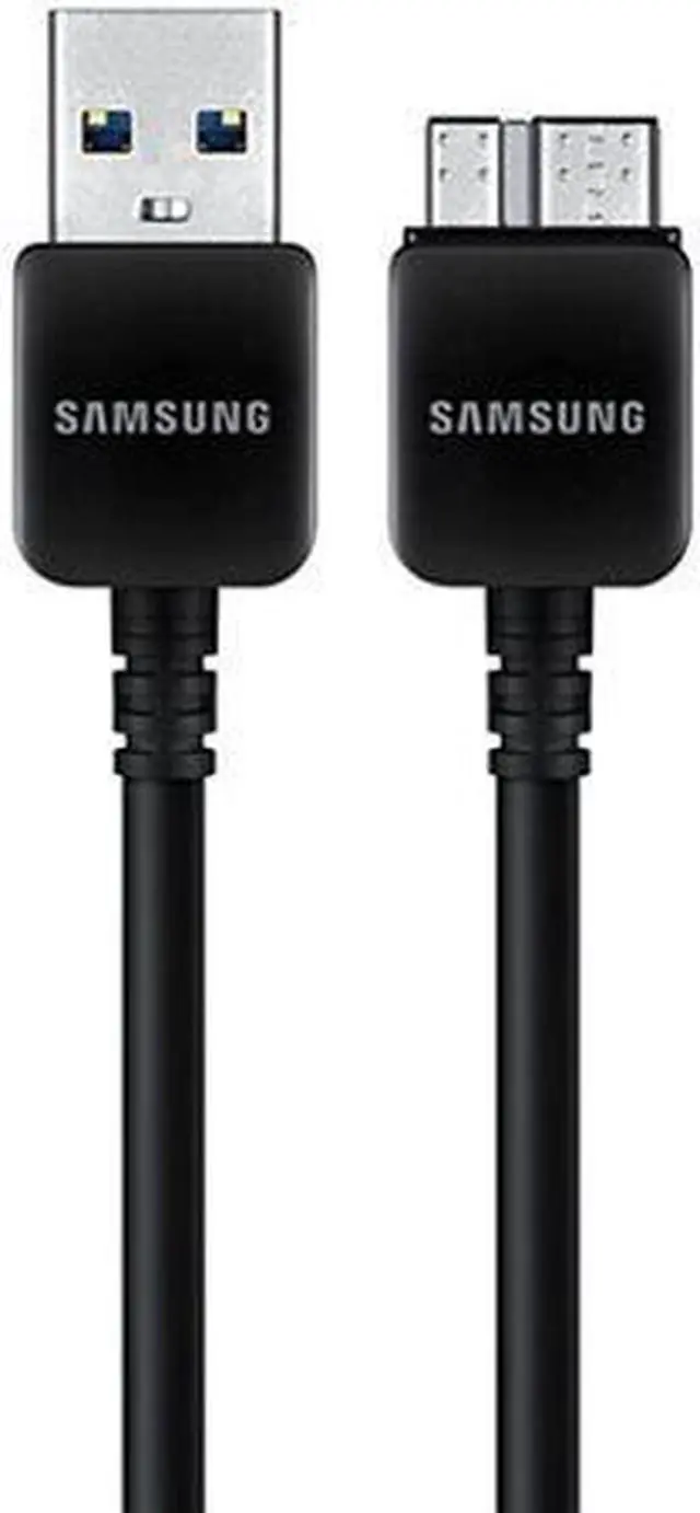 Alt view image 2 of 2 - Samsung Galaxy Note 3 Micro USB 3.0 5FT Data Cable - Black Original OEM
