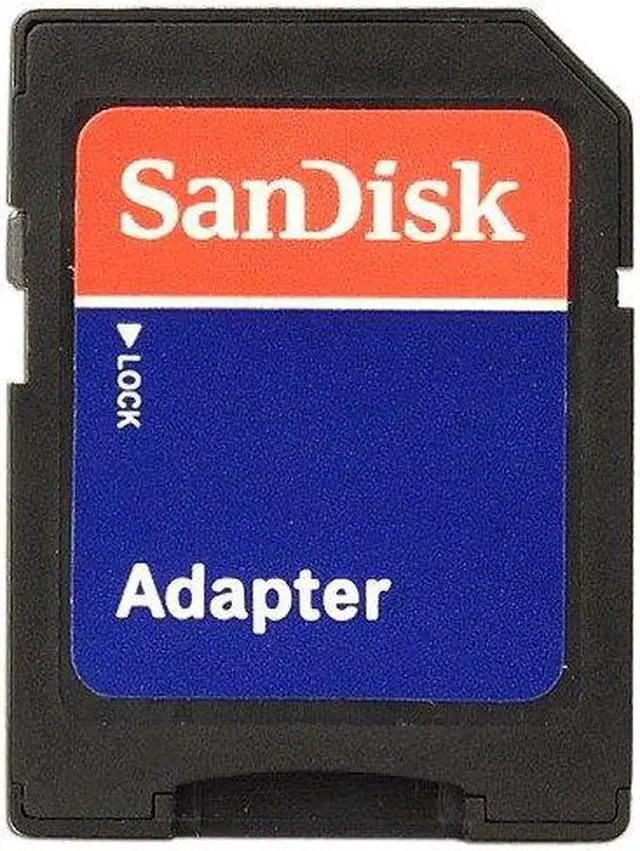 Alt view image 2 of 7 - Sandisk MicroSD & MicroSDHC to SD Adapter (Static Pack) [Personal Computers]