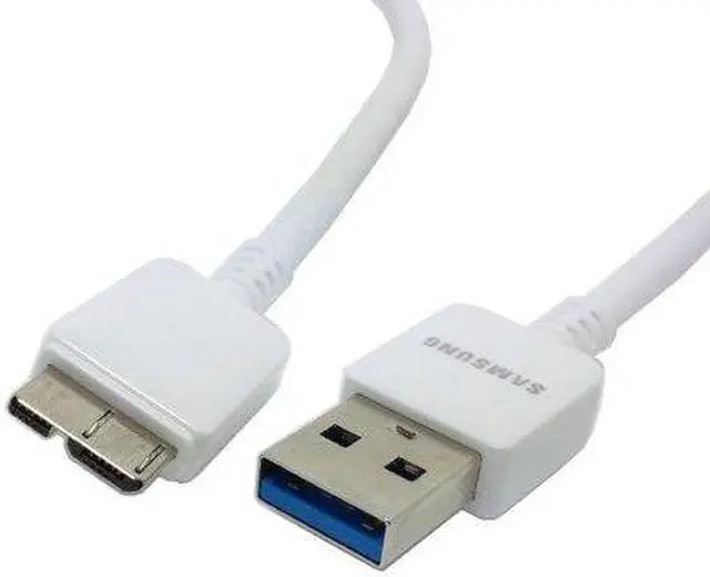 Main image of Samsung Galaxy Note 3 USB 3.0 5-Feet Data Cable - White