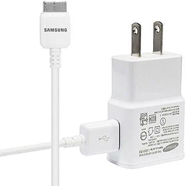 Alt view image 2 of 2 - Samsung Galaxy Note 3 N9000 2A Travel Charger Head EP-TA10JWS with 3 FT Cable