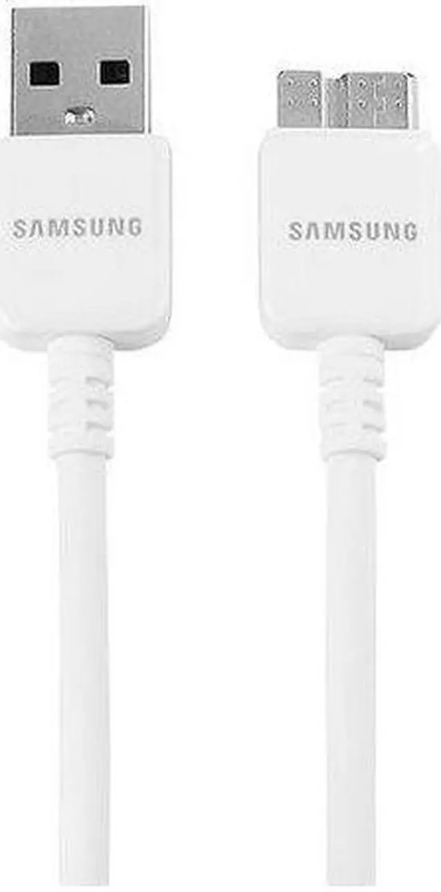 Main image of Samsung Galaxy Note 3 USB 3.0 5-Feet Data Cable - Non-Retail Packaging - White
