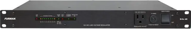 Alt view image 3 of 6 - Furman M-8x AR Merit Series 15 Amp Voltage Regulator
