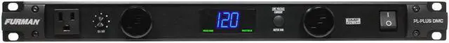 Alt view image 6 of 15 - Furman PL-Plus DMC 15-Amp Power Conditioner w/ Voltmeter & Ammeter