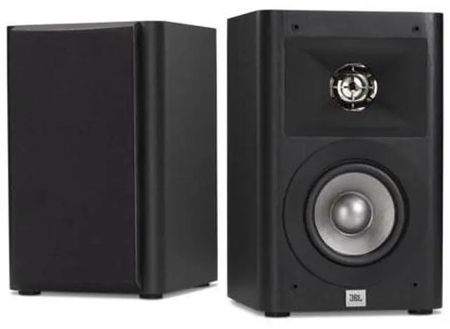 Alt view image 8 of 11 - JBL Studio 220 4" 2-Way Bookshelf Speakers - Pair (Black)