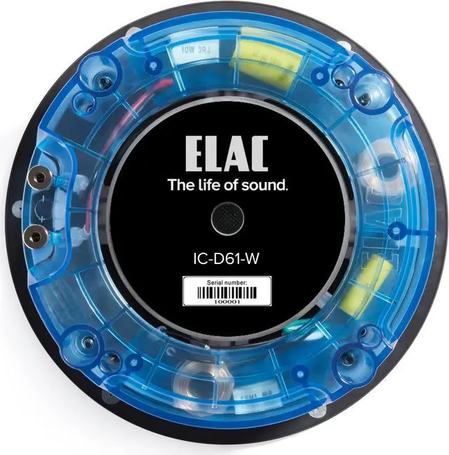 Alt view image 2 of 18 - ELAC - Debut IC-DT61-W Custom in-Ceiling Home Theater Speaker (Ea)