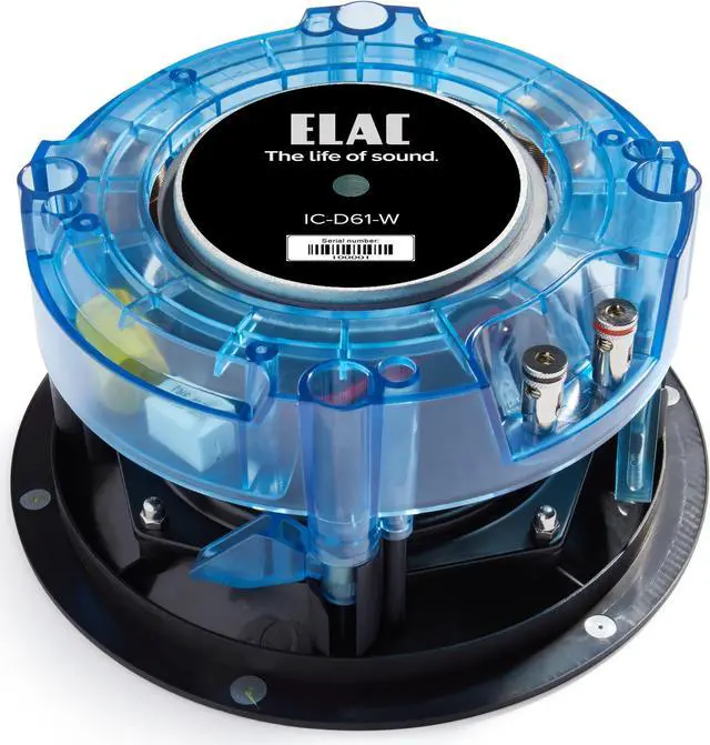 Alt view image 3 of 18 - ELAC - Debut IC-DT61-W Custom in-Ceiling Home Theater Speaker (Ea)